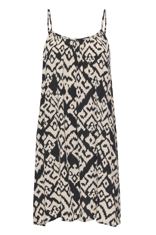 ONLMAI STRAP DRESS WVN CS 15366532 BLACK/MOONBEAM